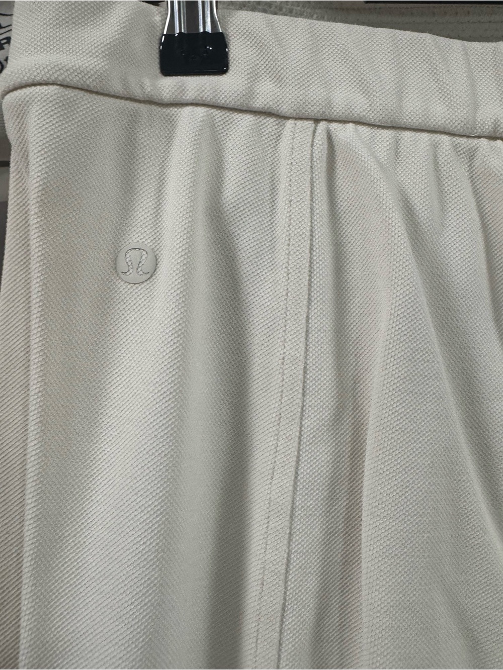 Lululemon Cream Wide Leg Modal Blend Pants Size M Soft Stretch Lounge Travel - Picture 8 of 8